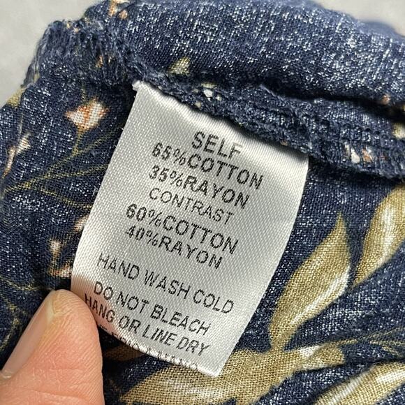 Easel Tiered Maxi Skirt Womens Large Floral Peasant Boho Cottage Gypsy Fairy - Picture 11 of 13